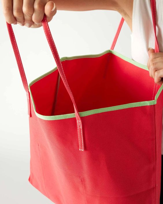 Le Canvas Tote - Watermelon - Mer Sea - Hank & Sylvie's