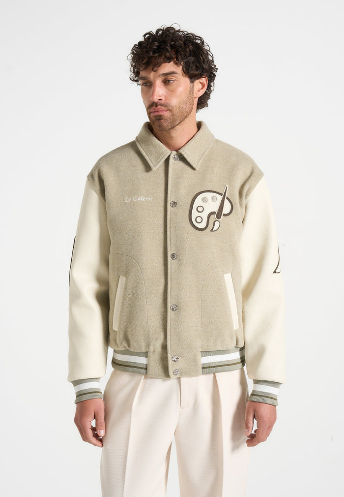 le-galerie-varsity-jacket-sage