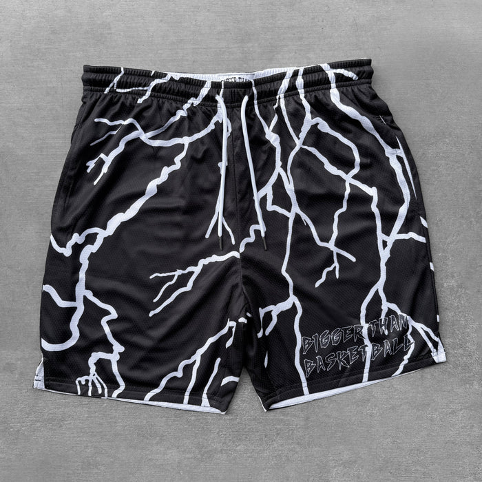 Lightning Strike - Shorts - Black