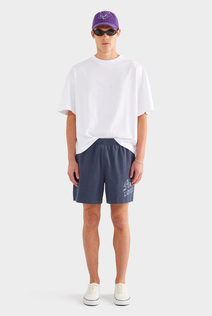 Lightweight Jersey Track Short - Navy - XS