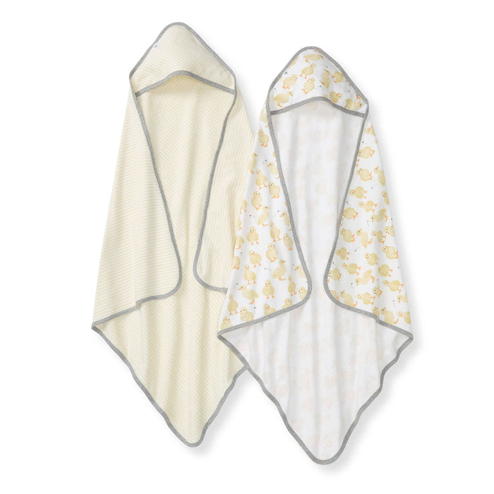 Little Ducks Organic Cotton Hooded Towels 2 Pack