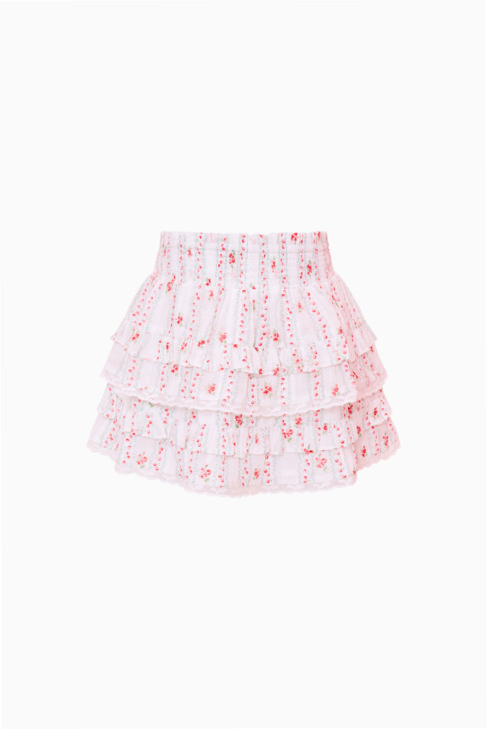 Little Girls Cherry Stripe Billie Skirt