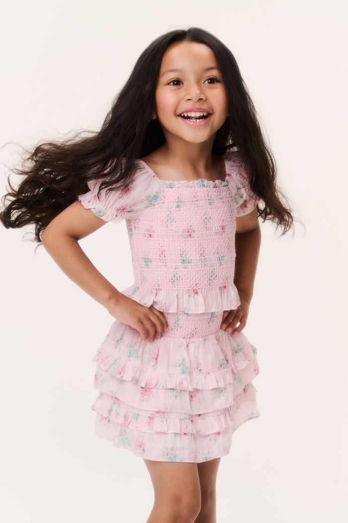 Little Girls Eau de Rose Billie Skirt