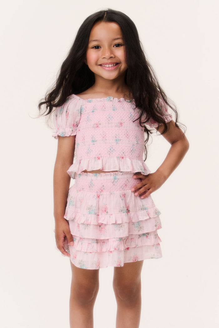 Little Girls Eau de Rose Billie Skirt