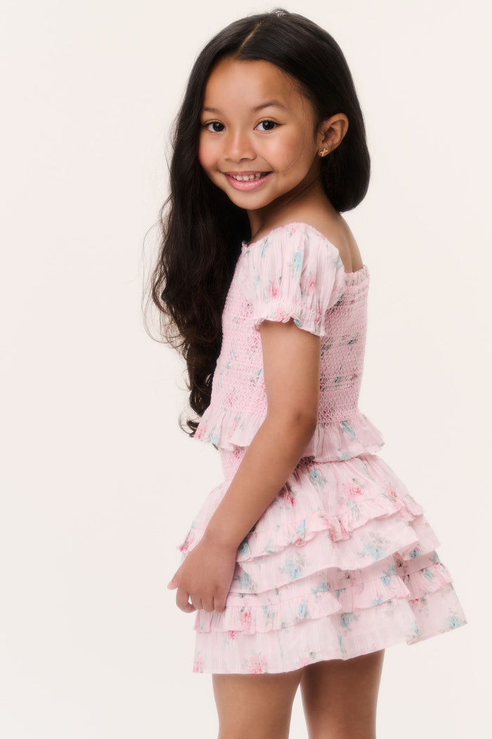 Little Girls Eau de Rose Fabielle Top