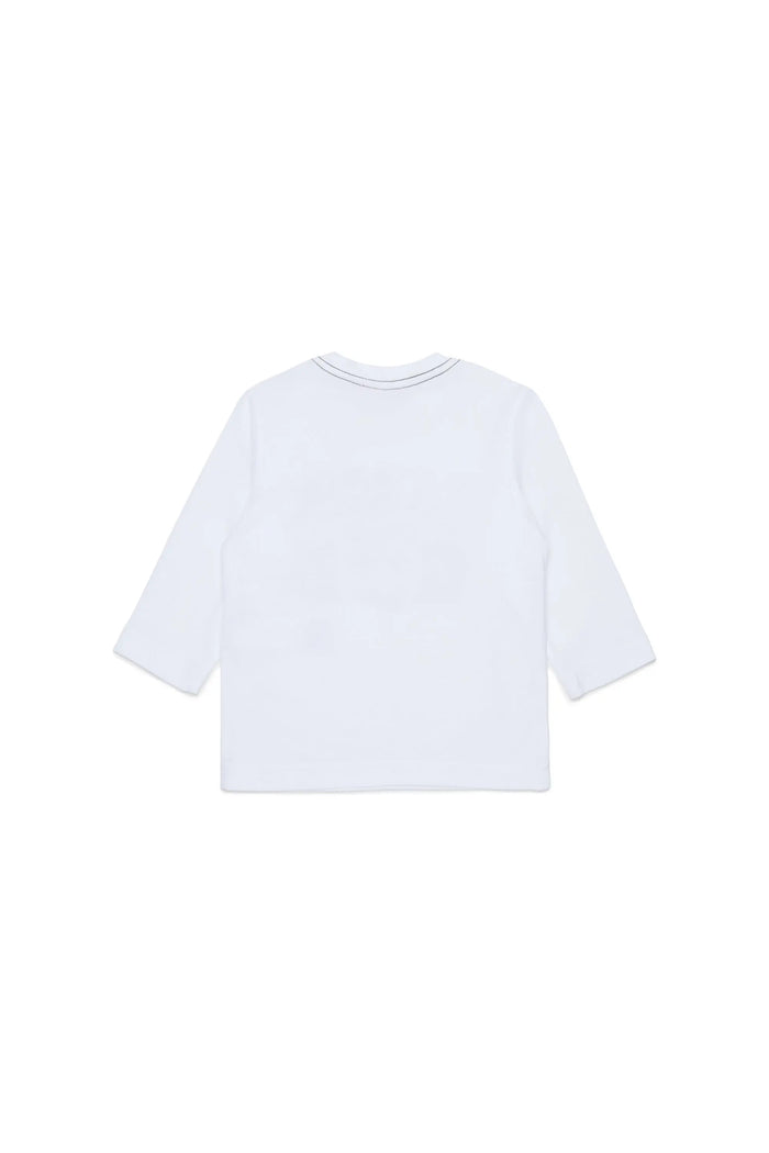 Long-sleeve T-shirt with logo print