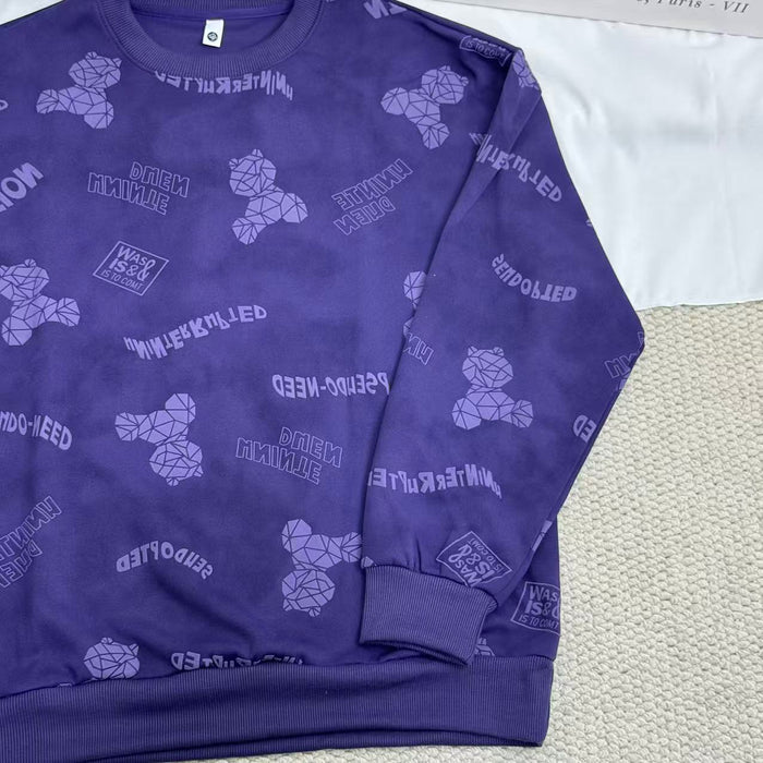 Loose-Fit Crew Neck Base Layer Top