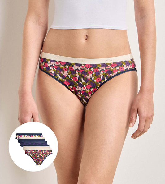 Lot de 5 culottes éclat floral Les Pockets Coton