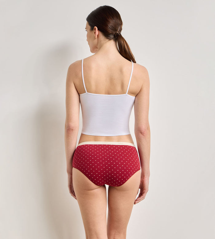 Lot de 5 shortys neige brune Les Pockets Coton