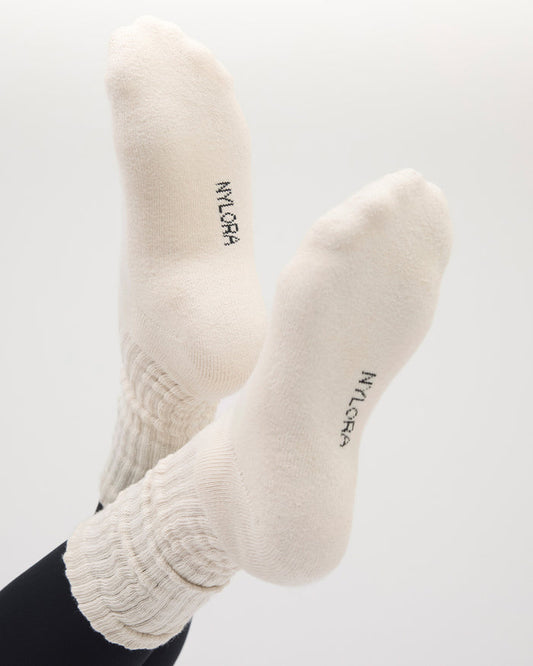 LOU SLOUCHY SOCKS CREAM