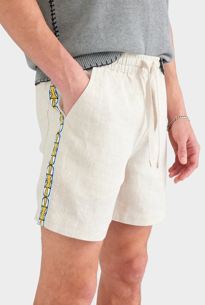 Lounge Short - Sand/Geo Tape
