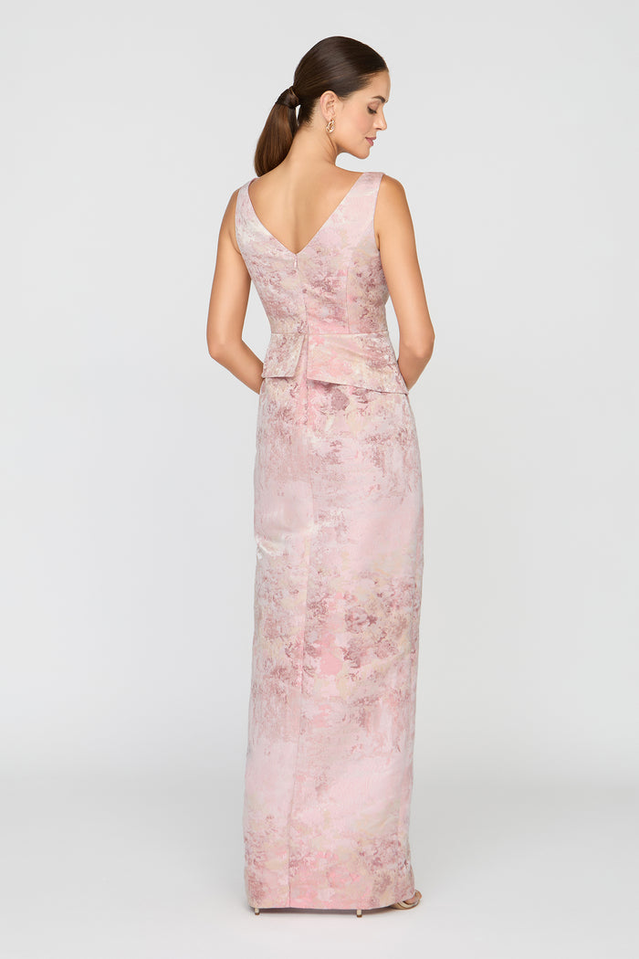 Luciana Column Gown