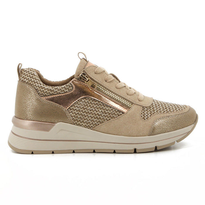 Macy Sneakers Beige Leather
