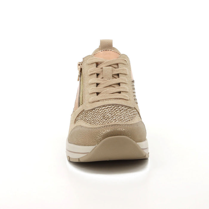 Macy Sneakers Beige Leather
