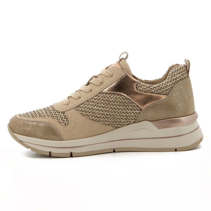 Macy Sneakers Beige Leather