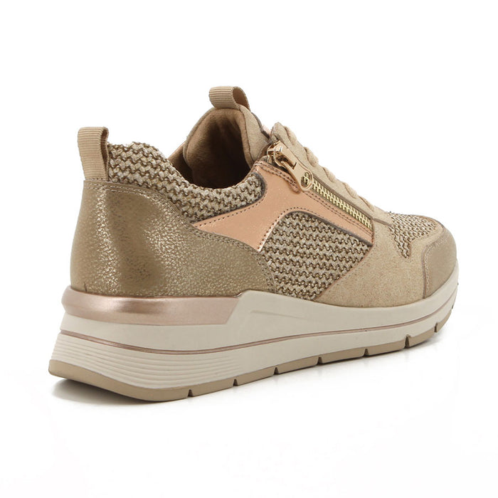 Macy Sneakers Beige Leather