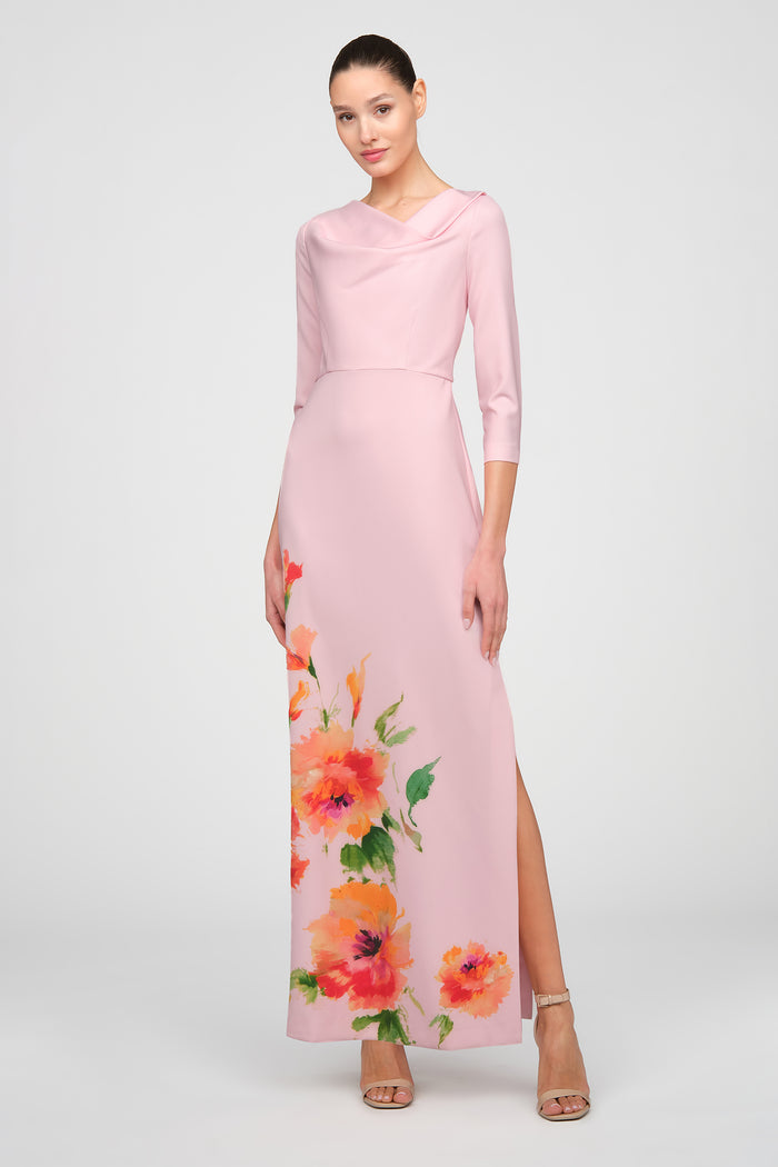 Magnolia Column Gown