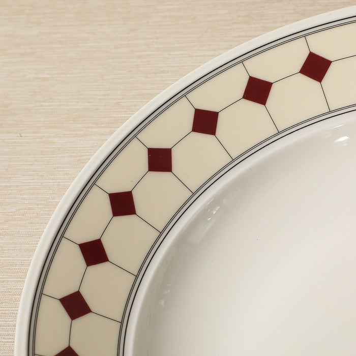 Maison Couleur Diamant No. 10 Bordeaux Dinnerware