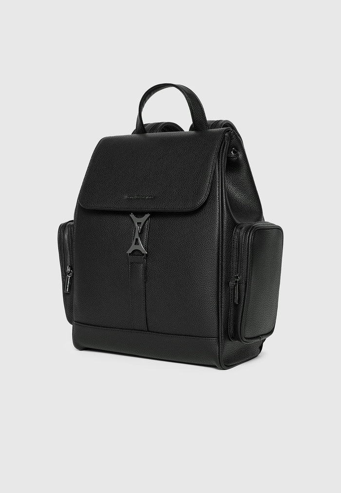 maloe-pebbled-leather-eiffel-clasp-backpack-black