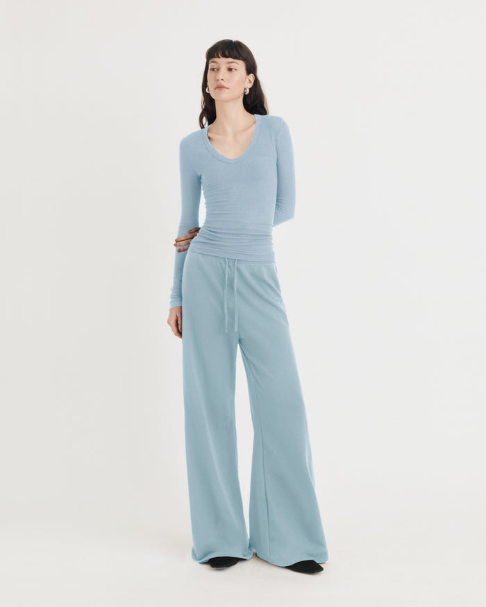 MARIA PANTS MISTY BLUE