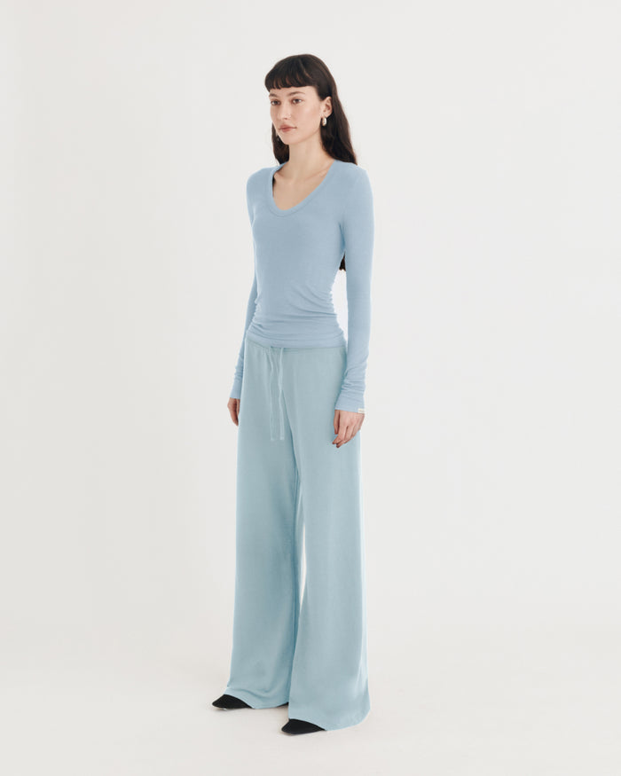 MARIA PANTS MISTY BLUE