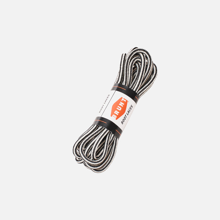 Marin 6 inch black and white laces