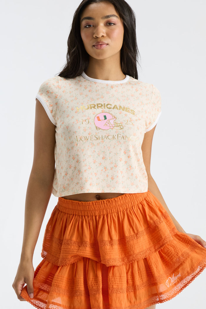 Marykate Ringer Tee - SWEET CITRUS