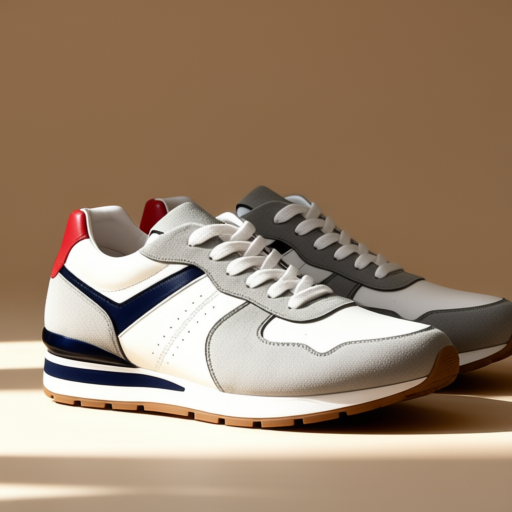 Men's white/multicolour sneaker - size EU 42