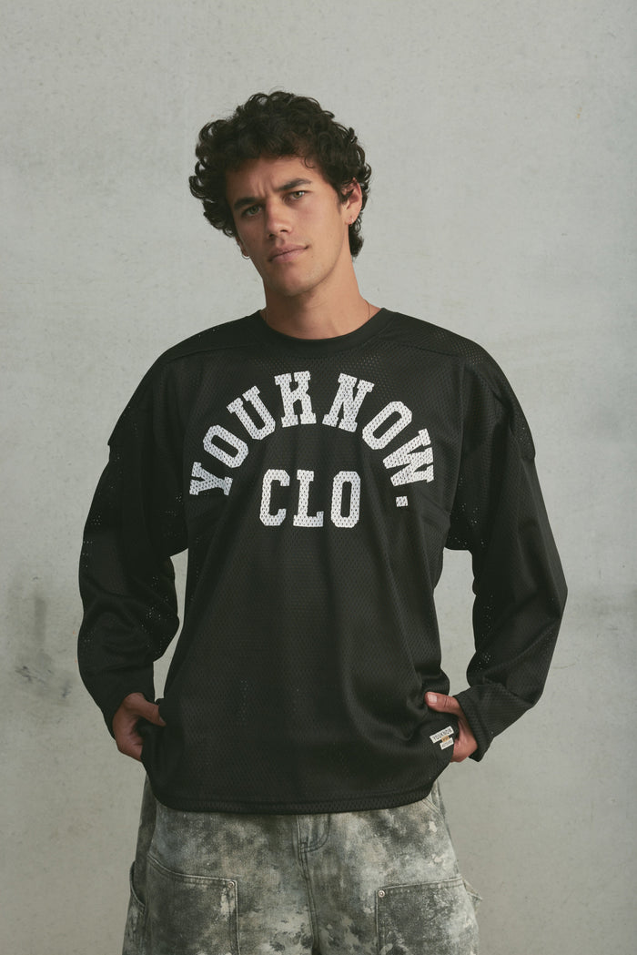 Mesh Long Sleeve | Black