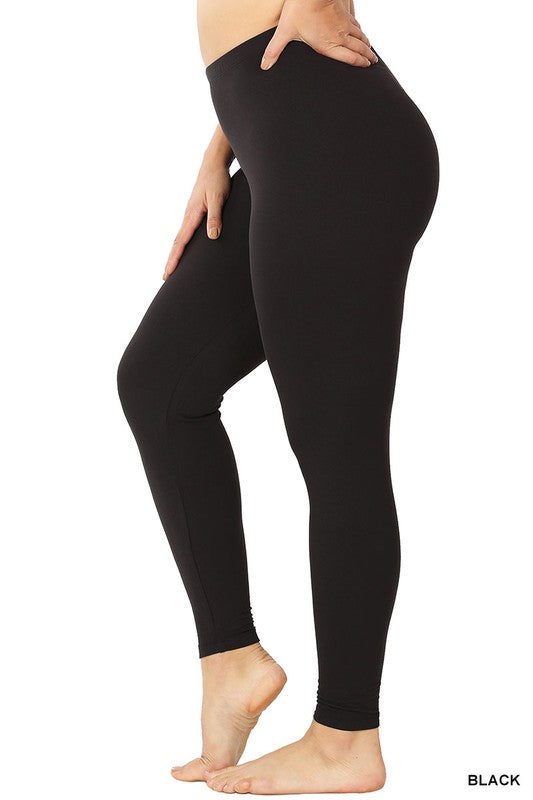 Microfiber Leggings (Plus)