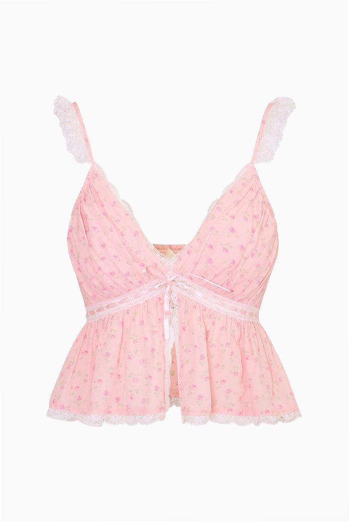 Nicoleta Floral Crepe Top