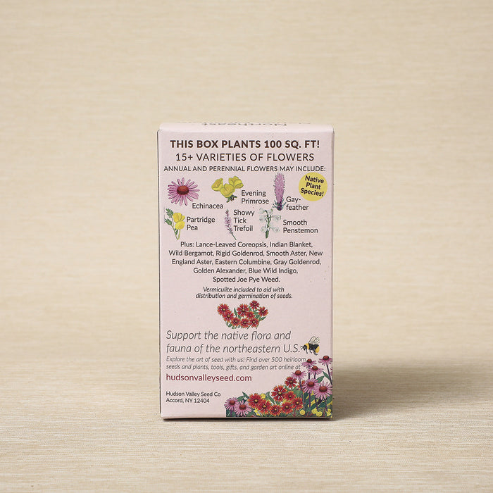 Northeast native meadow mix seed shaker
