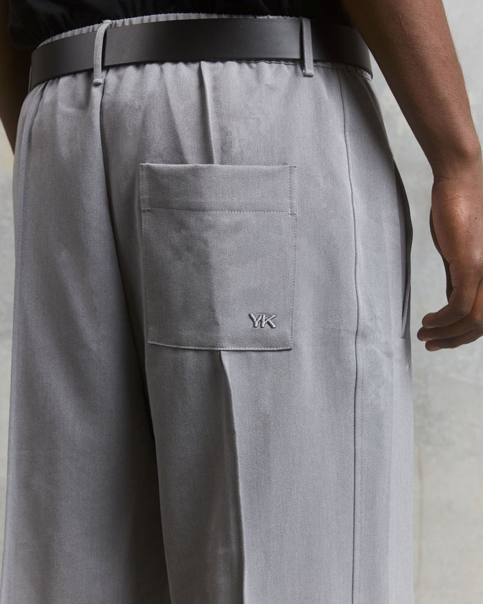 Nothing Draped Pleated Pants | Charcoal