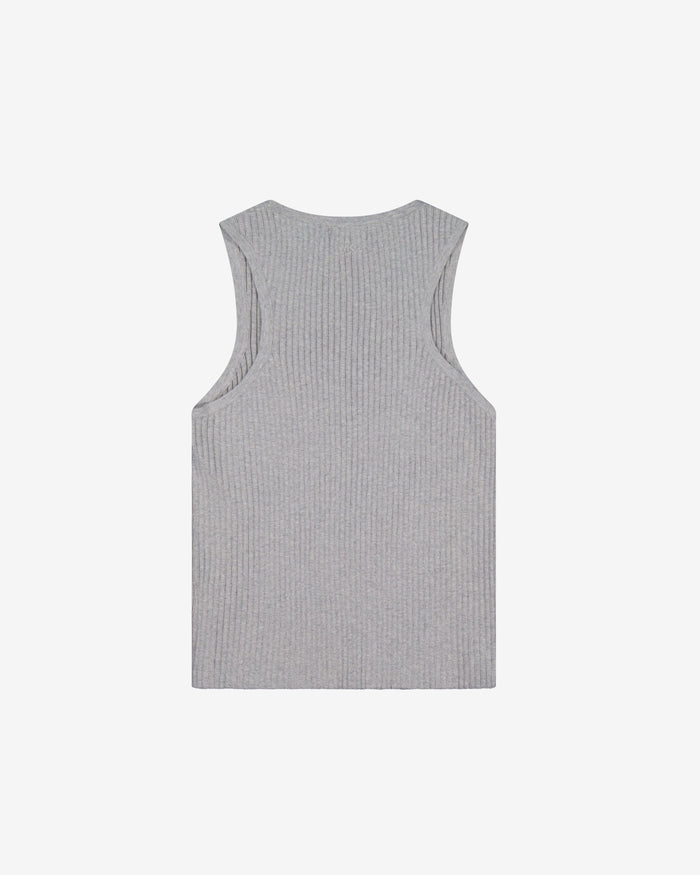 Nothing Knit Rib Tank | GREY MARLE