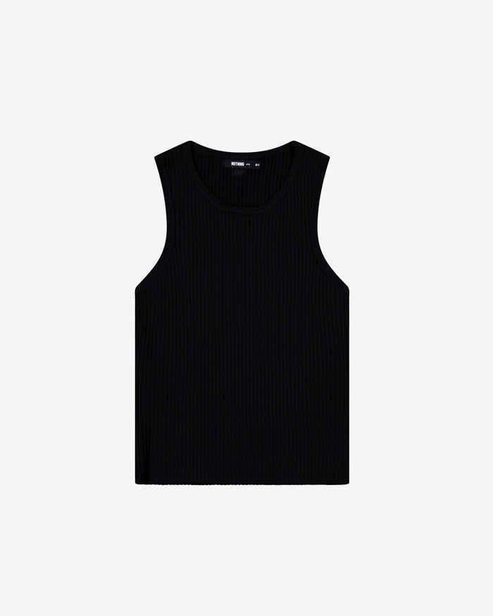 Nothing Knit Rib Tank | Tar