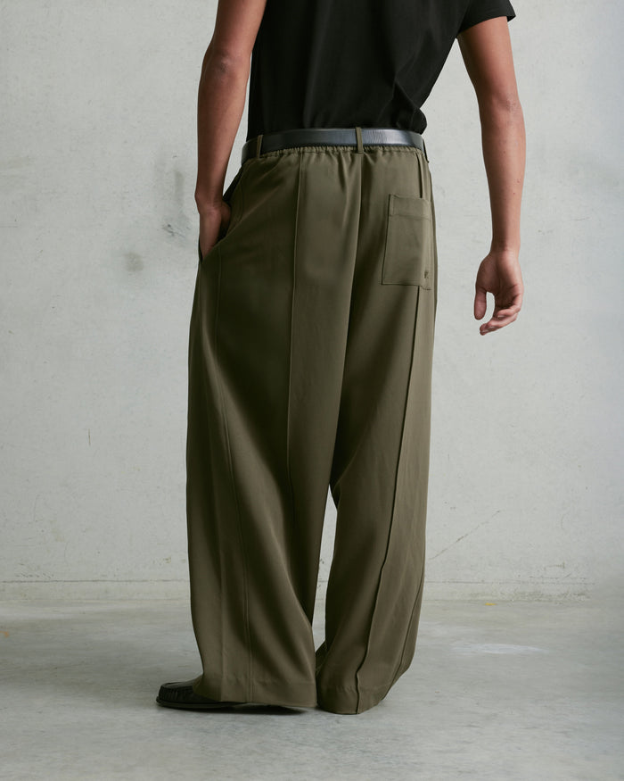 Nothing Pleated Pants | Olive