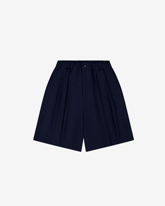 Nothing Pleated Shorts | Deep Sea