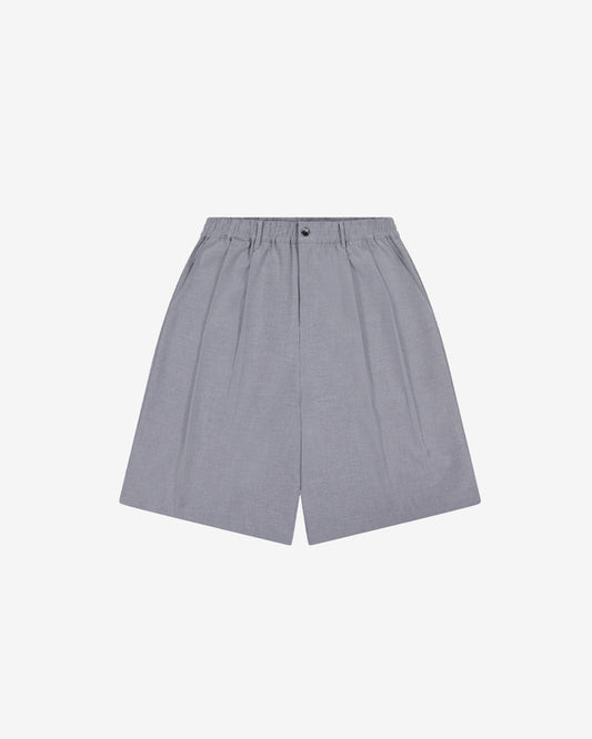 Nothing Pleated Shorts | Slate