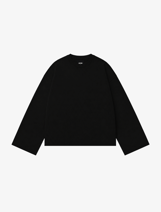 Nothing Wide Long Sleeve Tee | Tar