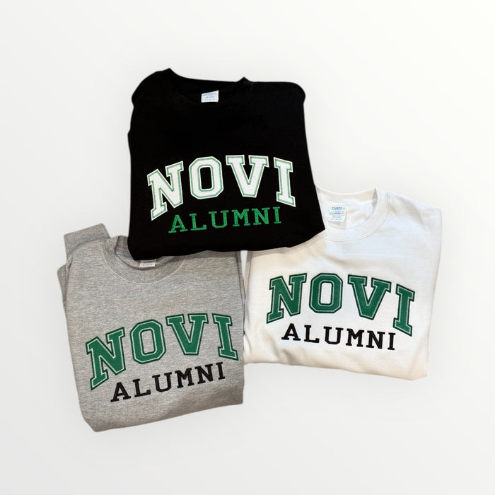 Novi Alumni Embroidered Crew Neck Sweatshirt