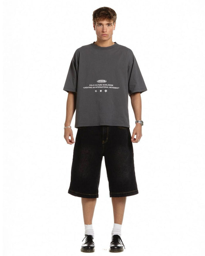 NOW IF TEE HEAVY GREY - COLD CULTURE #man