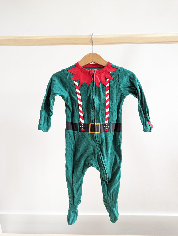 Old Navy Holiday Elf Footie PJ (6-9M)