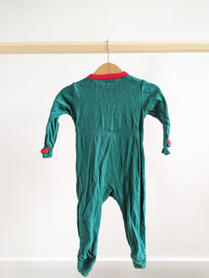 Old Navy Holiday Elf Footie PJ (6-9M)