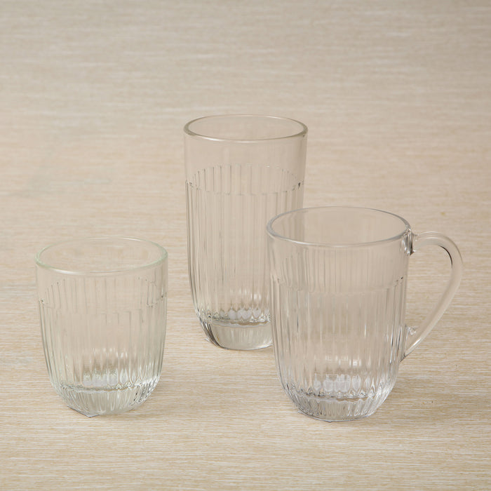 Ouessant pattern iced tea glass
