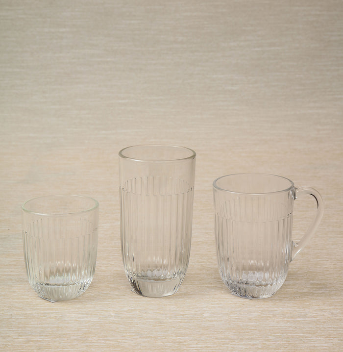 Ouessant pattern iced tea glass