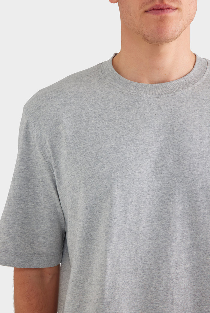 Oversized T Shirt - Grey Marl