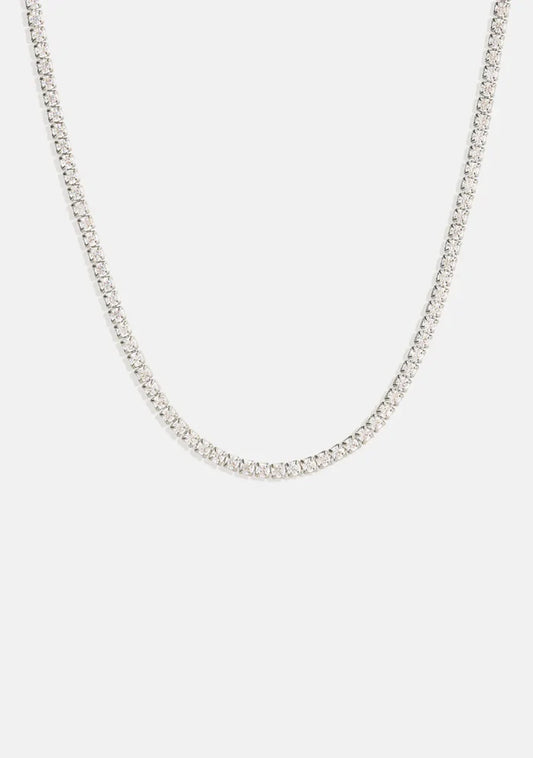 Palais Fine Tennis Necklace - Silver - Jewellery - Saint Valentine