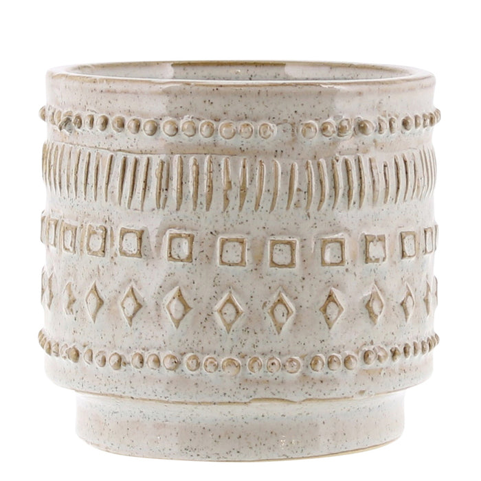 Patterned Cachepot, Assorted Sizes