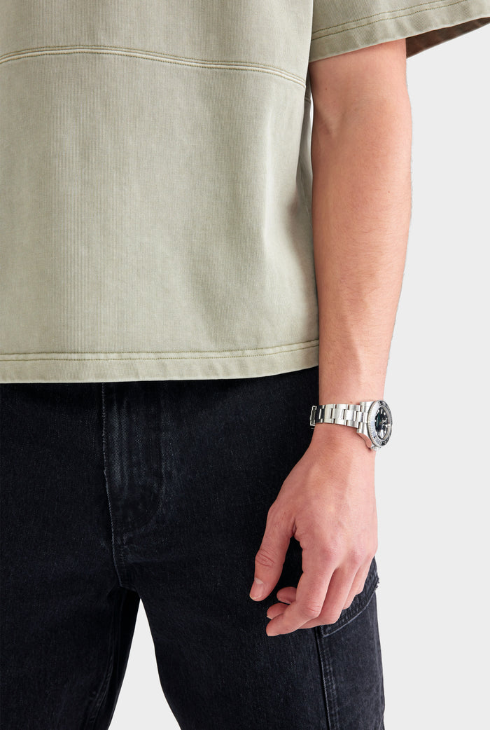 Pigment Dyed Cotton Rugby Polo - Washed Sage