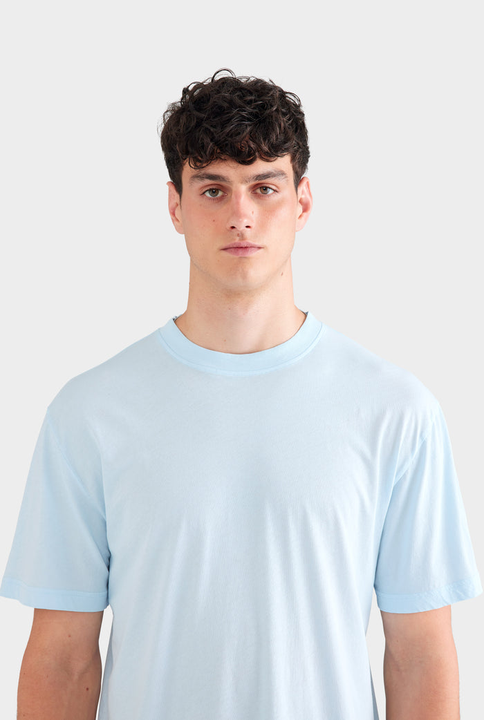 Pigment Dyed Lightweight Standard T Shirt - Light Blue